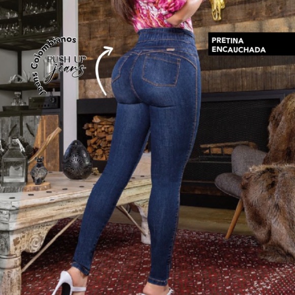 New Authentic Colombian High Waist Butt Lifting Levanta Cola Jeans COL 6 / US 1 - Picture 1 of 6